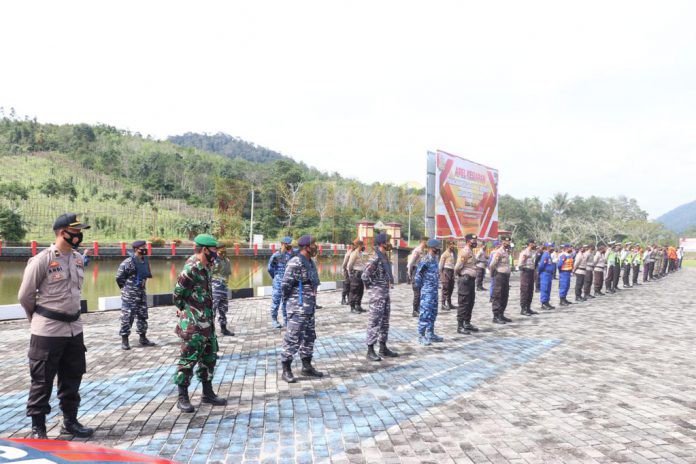 Polres Lingga bersama instansi