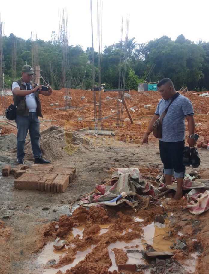 Diduga Pembangunan Gedung Lapas Anak Kelas II Batam di Km 18 Bintan Tak Sesuai Spek