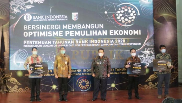 Gubernur Lampung, Arinal Djunaidi, menghadiri Pertemuan Tahunan Bank Indonesia Tahun 2020