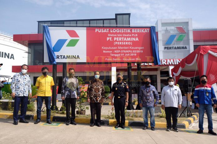 Resmikan Pusat Logistik Berikat Migas, Bea Cukai Batam Dorong Pulau Sambu Jadi Penyangga Utama BBM