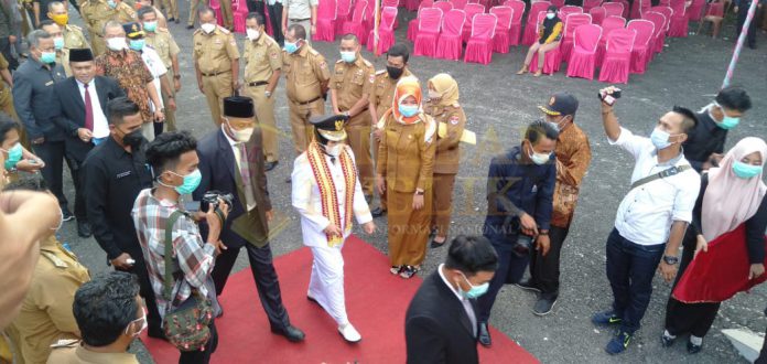 Haryati Cendralela, S.Sos, M.M yang usai dilantik oleh Gubernur Lampung Bapak Arinal Djunaidi sebagai Wakil Bupati Mesuji