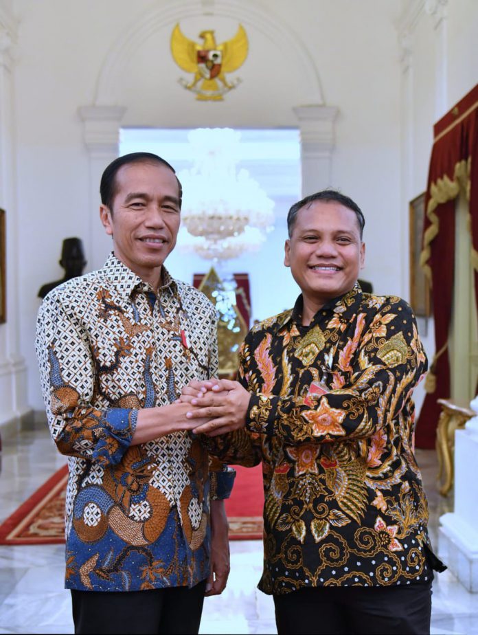 Presiden Joko Widodo dan Reinhard Parapat