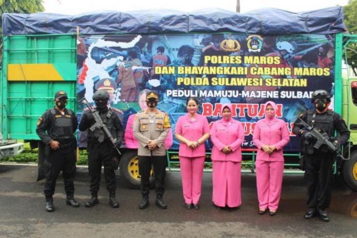 Polda Maros dan Bhayangkari cabang Maros Polda Sulawesi Selatan