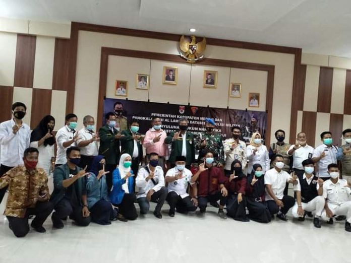 Penyuluhan hukum tentang Narkotika di aula kantor Bupati Mesuji, Lampung