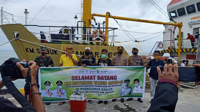 Vaksin Tiba Pulau Sailus Kabupaten Pangkep Provinsi Sulawesi Selatan