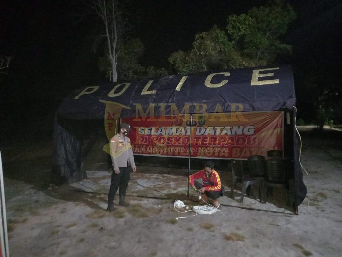 Polresta Barelang Dirikan Pos Terpadu di Pantai Reviola Galang