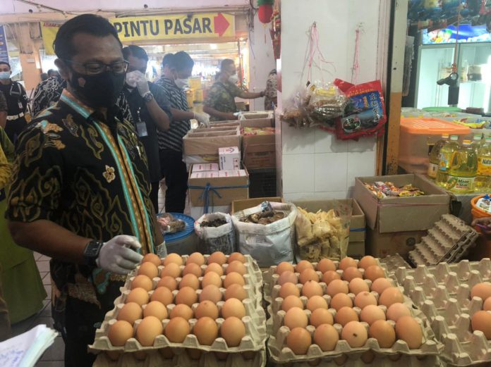 Satgas Pangan Polda Kepri dan Stake Holder Sidak Pasar