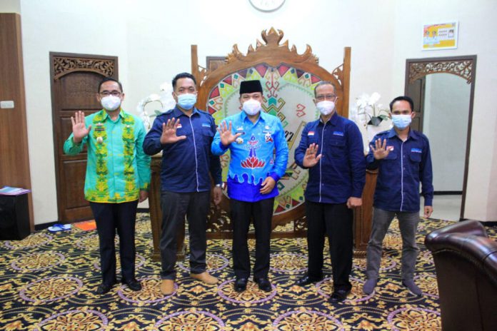 Dok. Wali Kota Wahdi Bersama Dewan Perwakilan Cabang Generasi Digital Indonesia (Mimbarpublik)