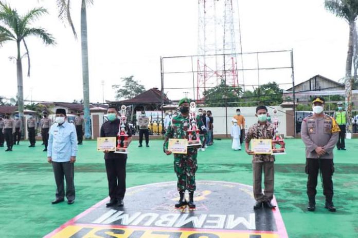 Bupati Drs H Anwar Sadat MAg Hadiri Giat Apel Di Lapangan Membumi Polres Tanjung Jabung Barat