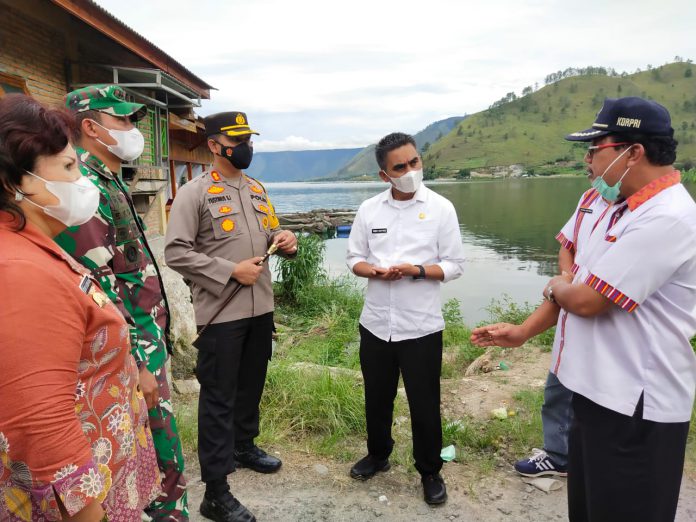 Penertiban Keramba Jaring Apung oleh Bupati dan Wakil Bupati Karo