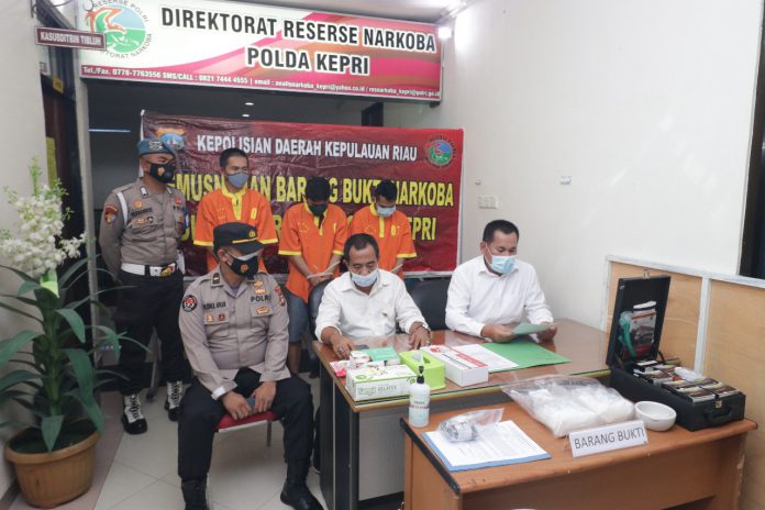 Ditresnarkoba Polda Kepri Musnahkan 2.139 Gram Sabu