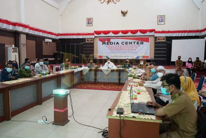 Rapat Koordinasi Percepatan Penanganan Covid-19 di Karimun