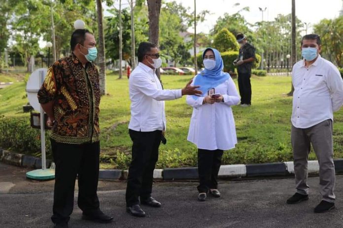 Sekretaris Daerah (Sekda) Kota Batam, Jefridin Hamid tinjau lokasi karantina OTG