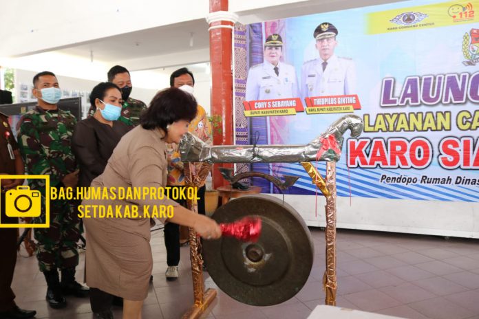 Launching Karo Siaga 112 oleh Bupati Karo