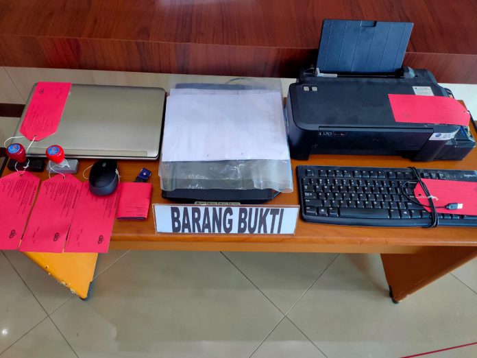 Barang bukti yang diamankan Ditreskrimum Polda Kepri