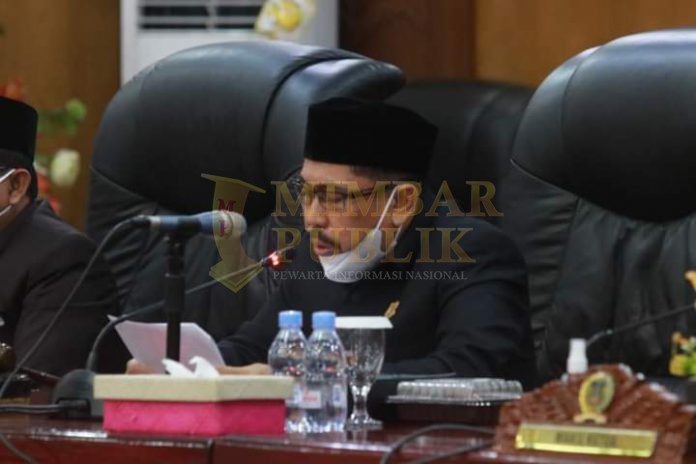 Rapat Paripurna Ke II KUA dan PPAS TA.2022 DPRD Kabupaten Tanjab Barat