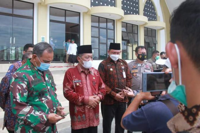 Wakil Bupati Hairan, SH, Dampingi Wakil Gubernur Haji Abdullah Sani Tinjau Lokasi MTQ ke-50 Provinsi Jambi