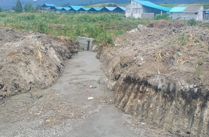 Tampak Limbah dari PT Maharkata (Ternak Babi)