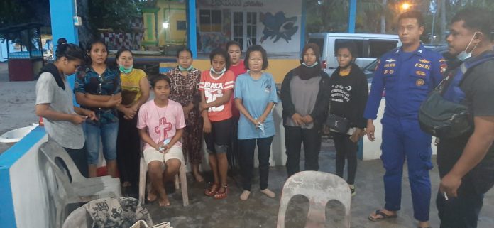 Sepuluh orang perempuan Pekerja Migran Indonesia berhasil diselamatkan oleh Tim Satya Subdit Gakkum Ditpolairud Polda Kepri di perairan Nongsa Batam.