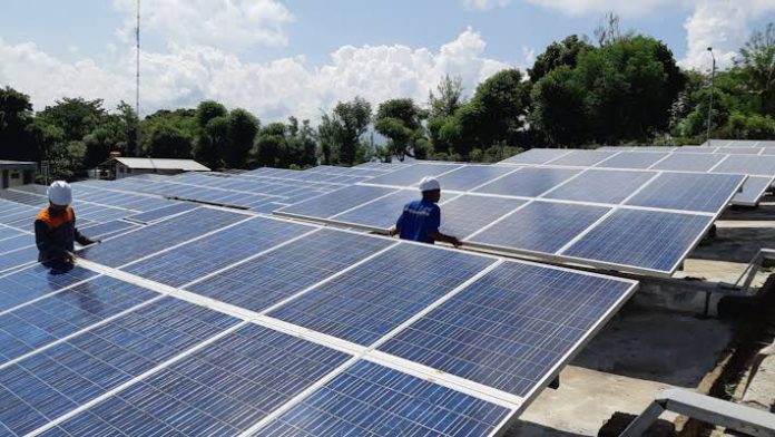 Tiga proyek pembangkit listrik tenaga surya sepakat dikembangkan oleh perusahaan patungan Indonesia dan Singapura(Foto/Yabes)