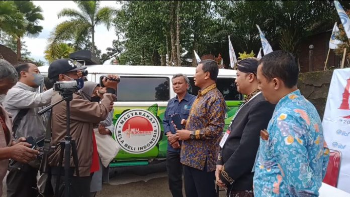 Presiden IIBF Heppy Trenggono saat ditemui di sela-sela acara Silatnas IIBF ke XII di Sleman, Yogyakarta Jumat 12 November 2021. (Fot/Dok.)